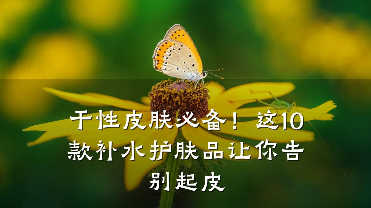 干性皮肤必备！这10款补水护肤品让你告别起皮