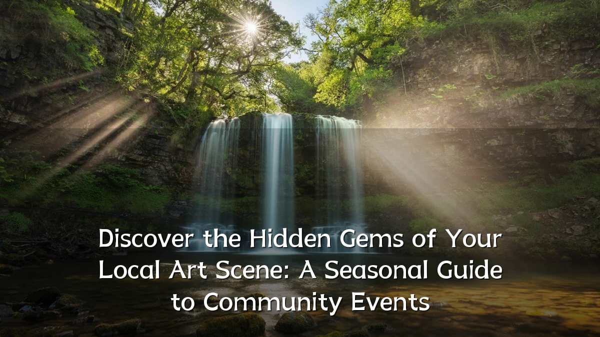 Discover the Hidden Gems of Your Local Art Scene: A Seasonal Guide to Community Events