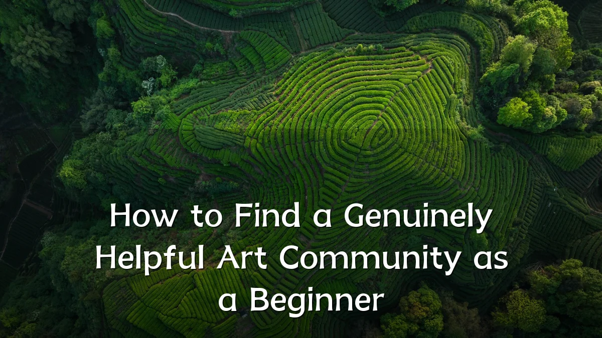 How to Find a Genuinely Helpful Art Community as a Beginner