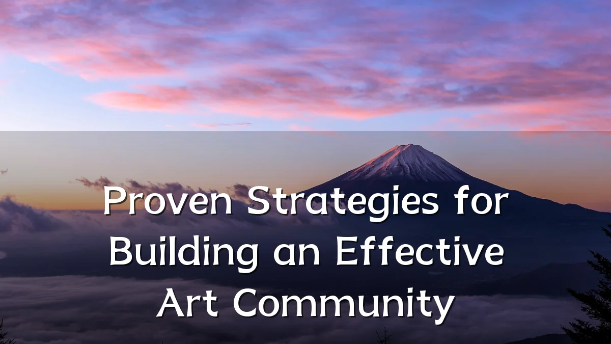 Proven Strategies for Building an Effective Art Community