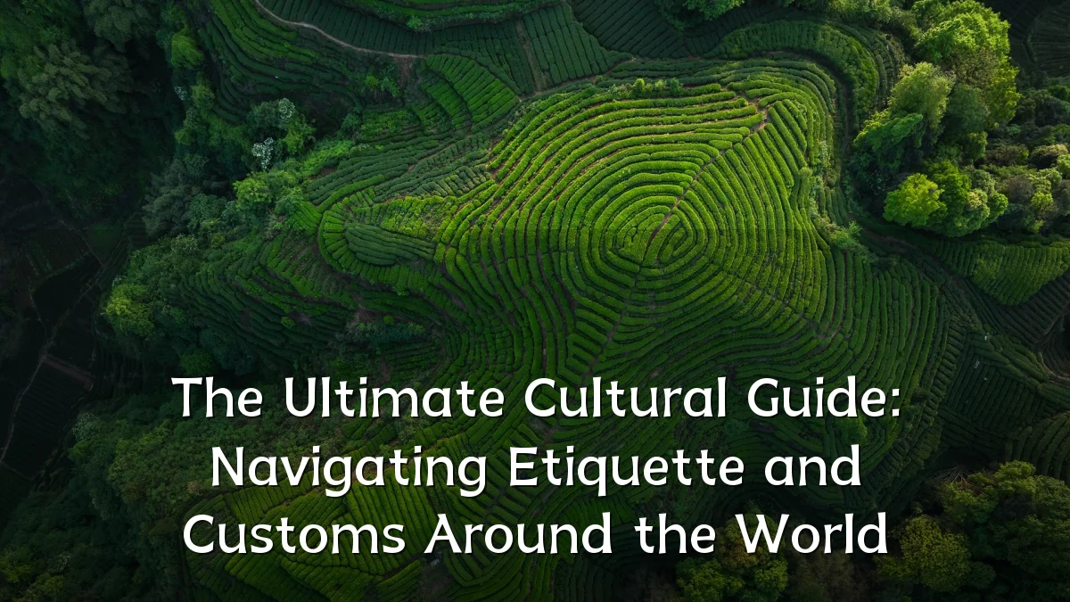 The Ultimate Cultural Guide: Navigating Etiquette and Customs Around the World