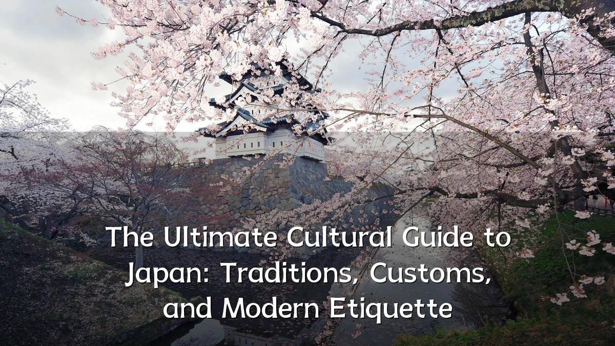 The Ultimate Cultural Guide to Japan: Traditions, Customs, and Modern Etiquette